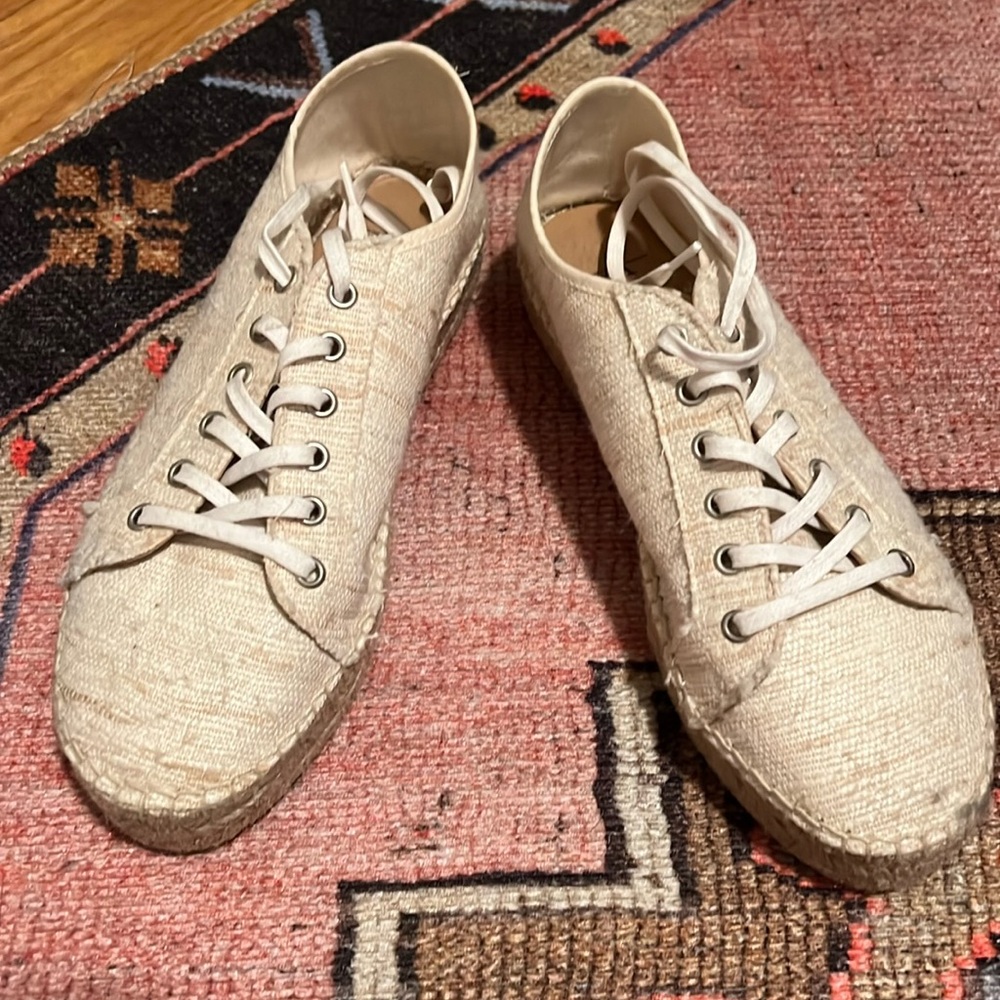 Aquatalia linen sneakers